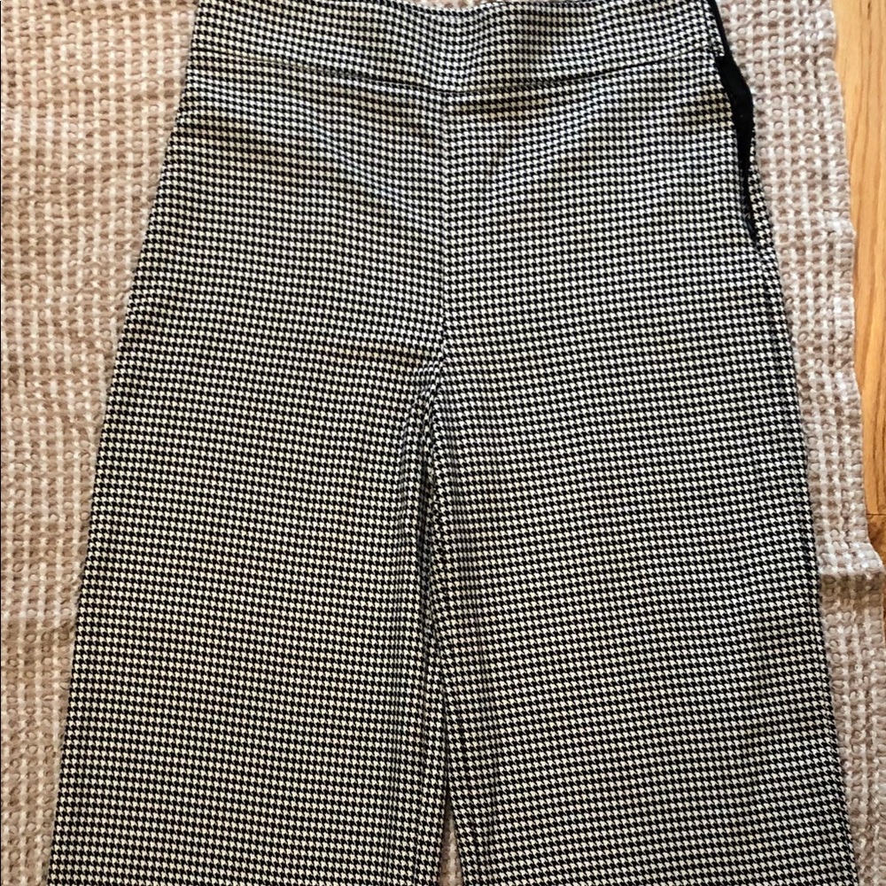 Zara wide leg cropped pants